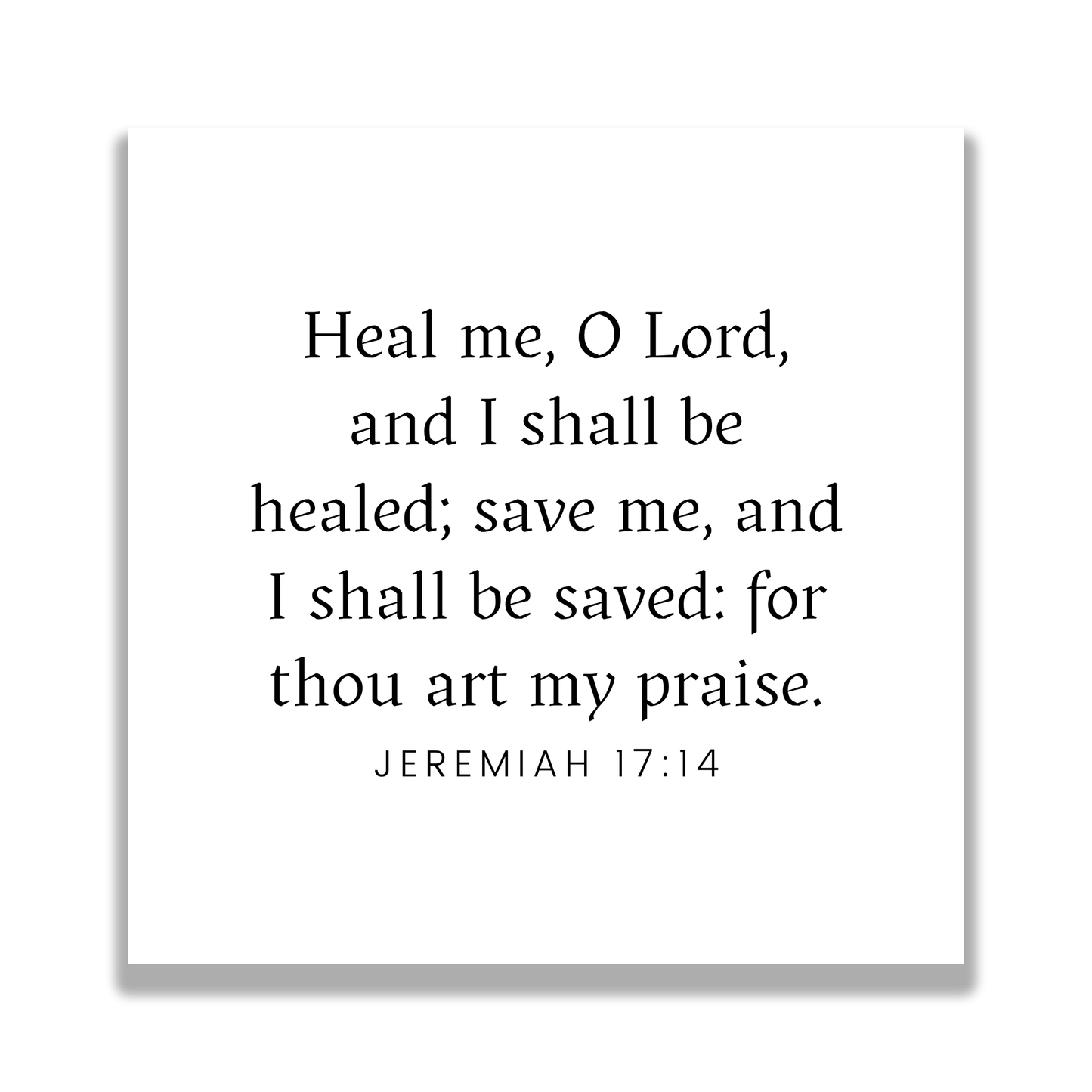 Healing Bible Verses Fabric Charm Pack - 30 Precut Quilt Squares
