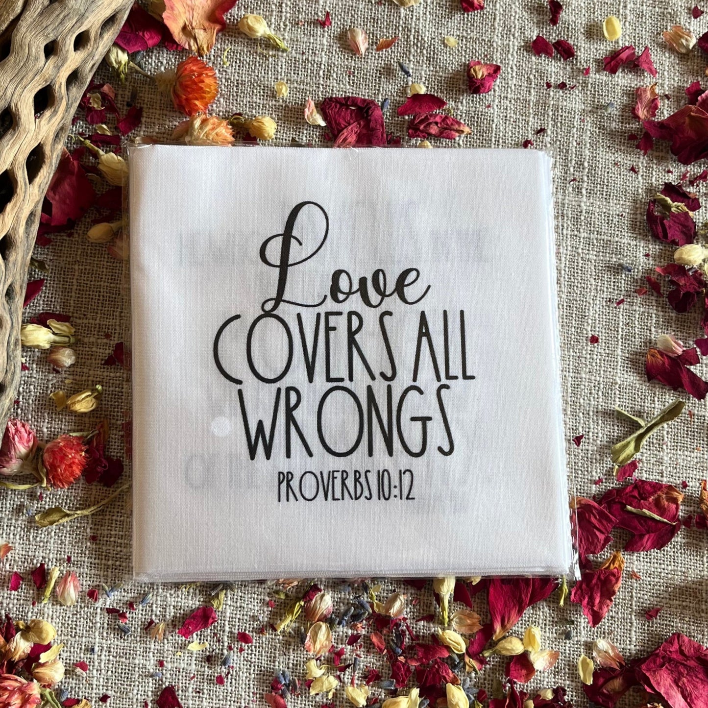 Set of 20 Scripture Bible Verse Precut Quilt Squares