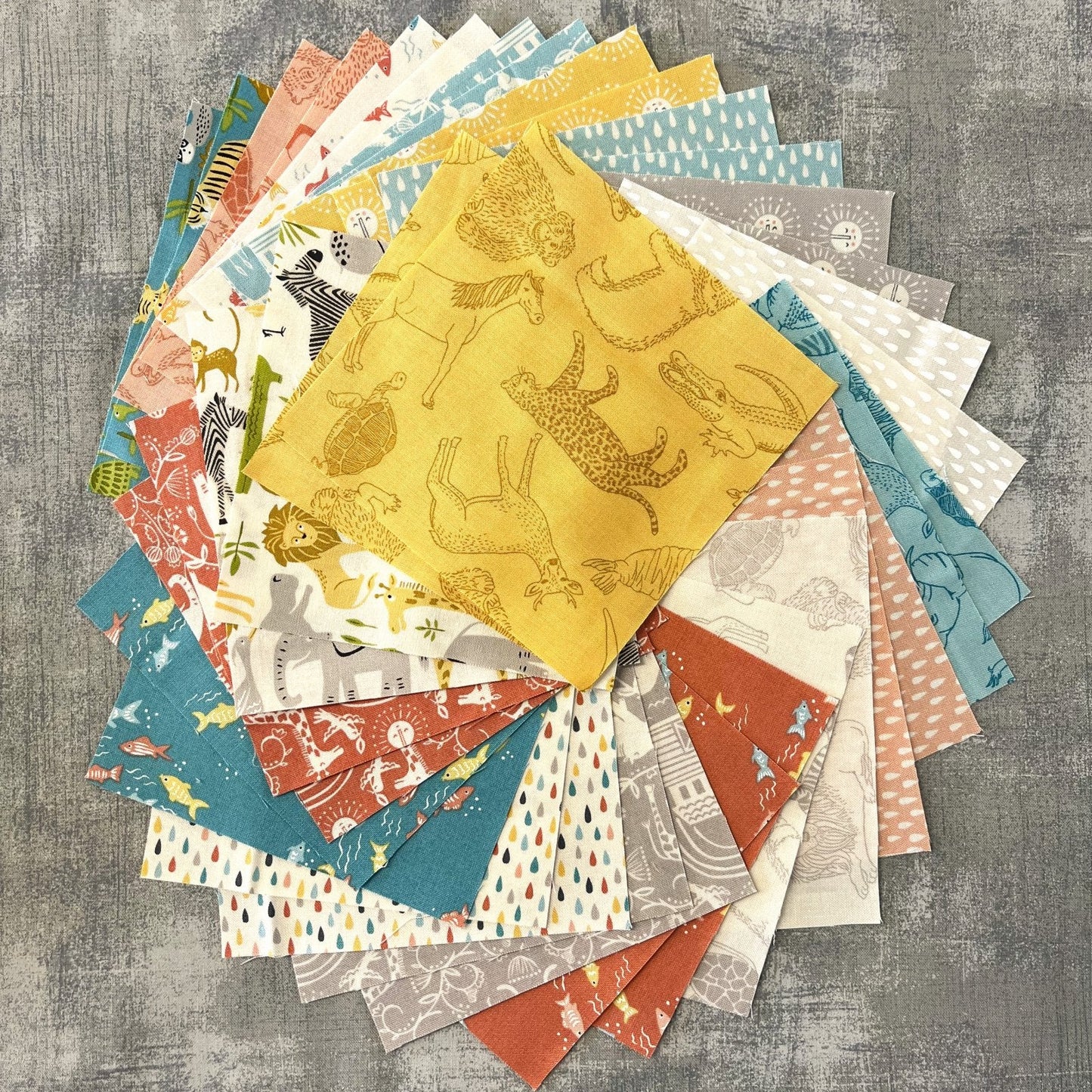 Little Blessings Baby Quilt Kit – Christian Baby Quilt – Country Life Villa Rosa Pattern – Noah’s Ark Fabric Quilt – 48" x 48"