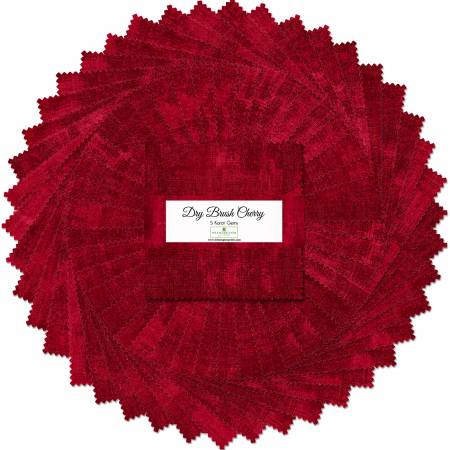 Wilmington - Dry Brush Cherry - 5" Karat Gems 42 Piece – Tonal Blender Squares