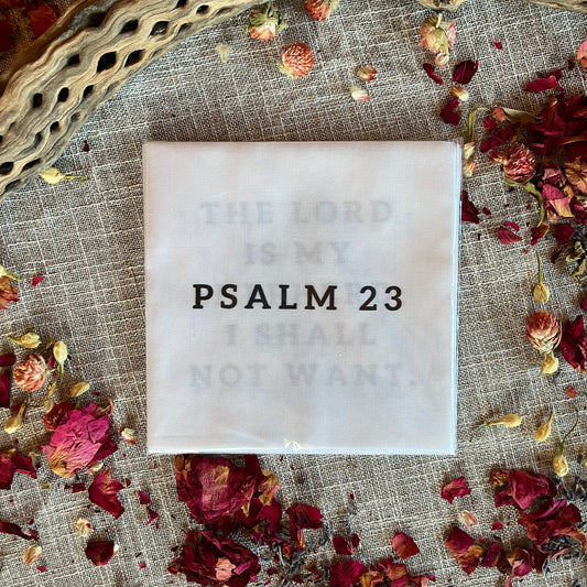 Psalm 23 Precut Quilt Squares Set – KJV Bible Verse Quilt Blocks for Christian Quilting Crafts