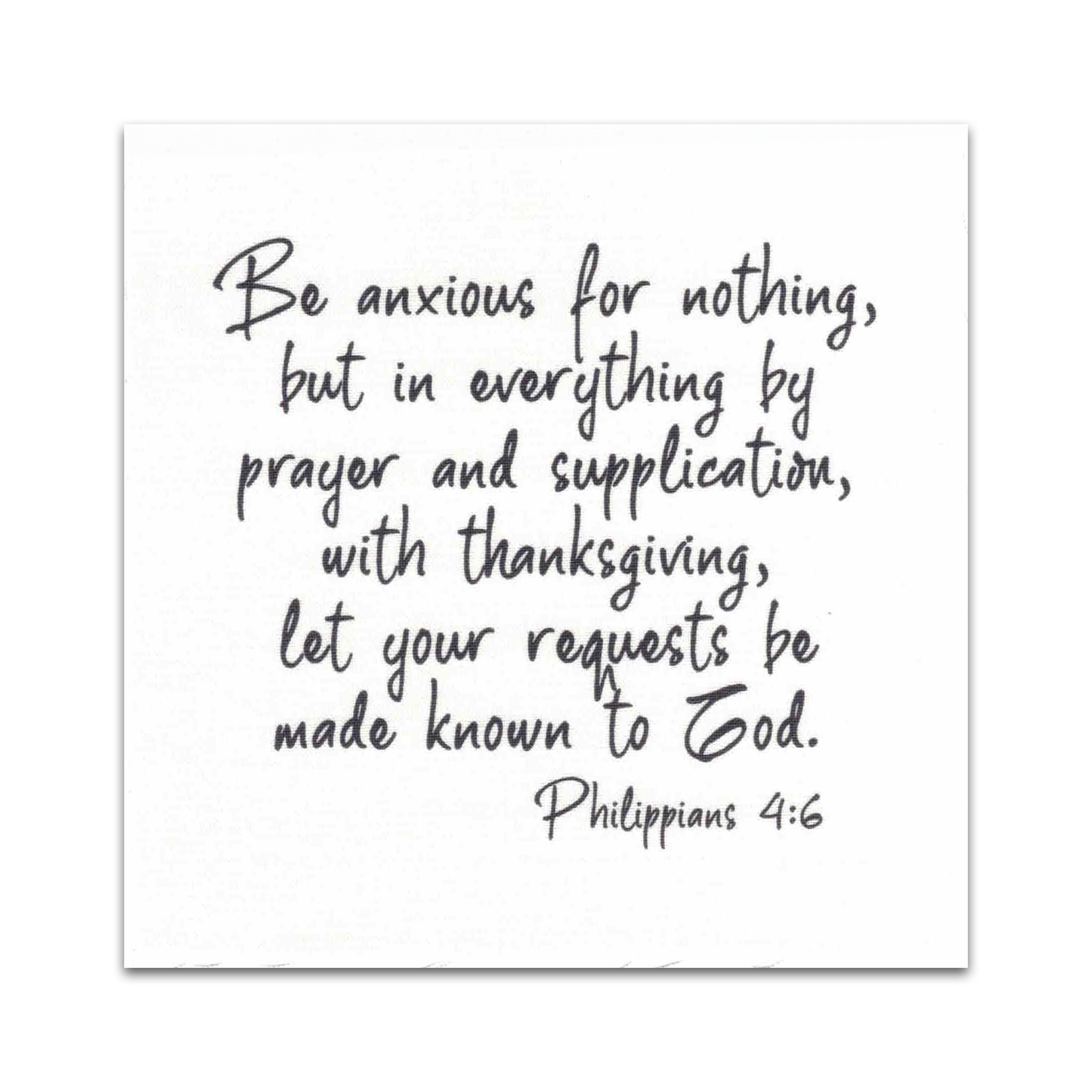 Philippians 4:6 5” quilt squares