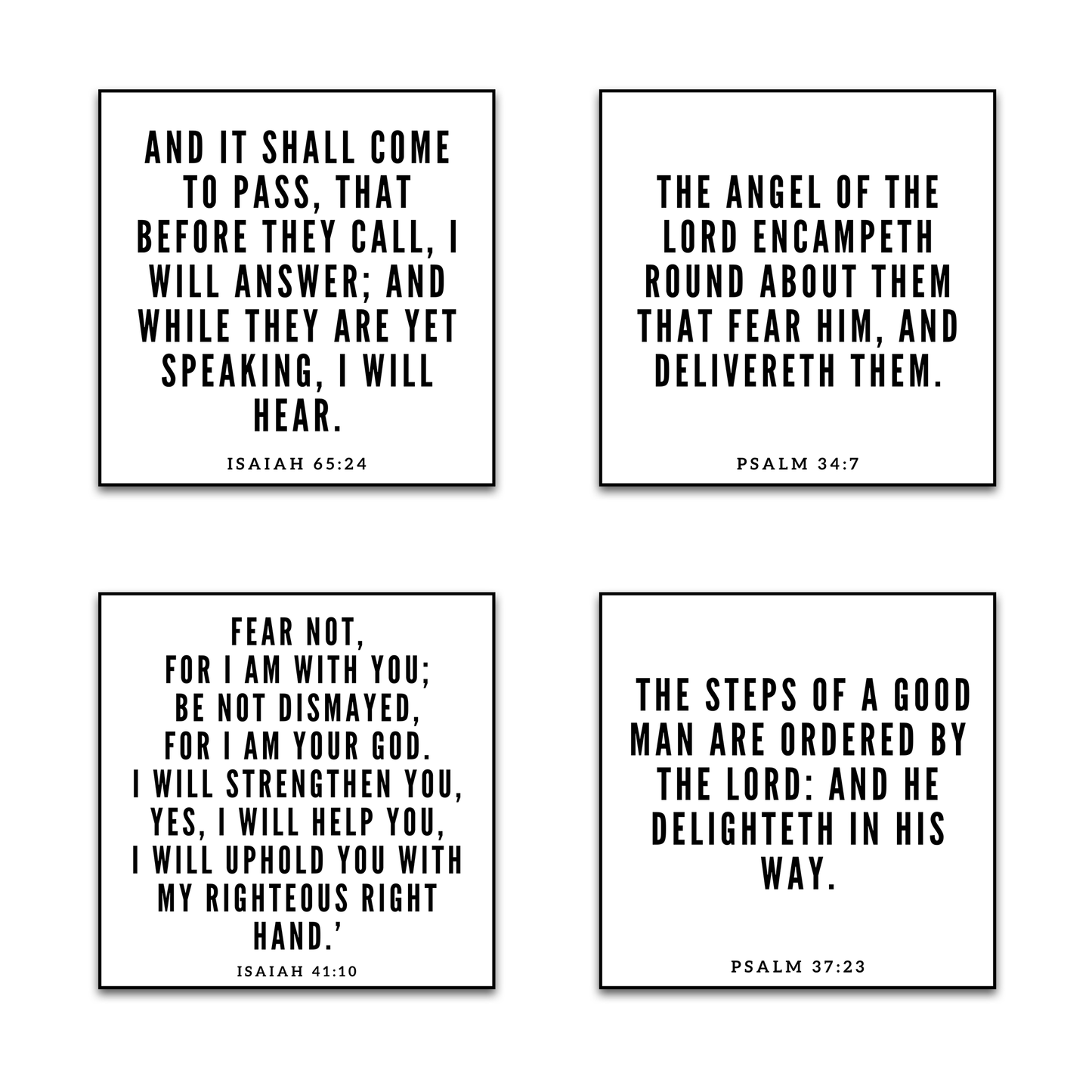 Set of 30 Bible Verse Quilt Squares