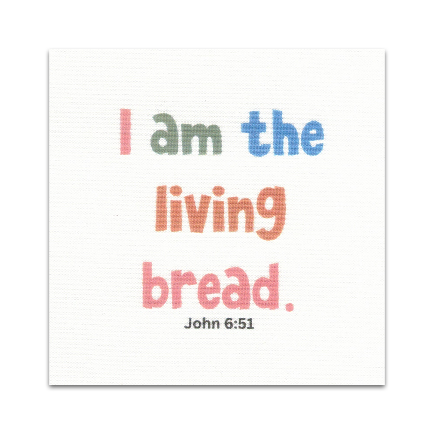 Set of 20 Food-Themed Bible Verse Quilt Squares - BIBLE018