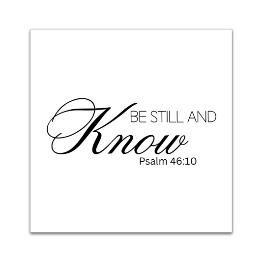 Be Still and Know Precut Quilt Square