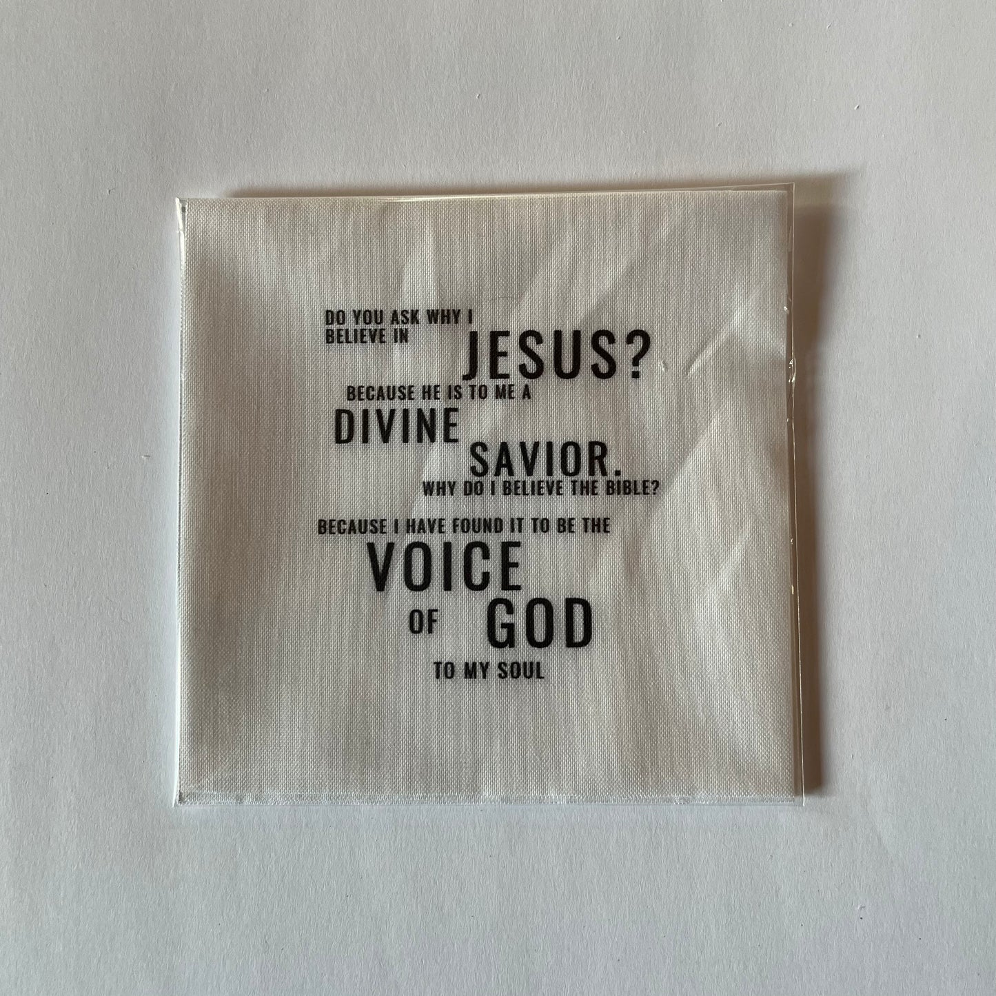 Inspirational Christian Ellen G. White Quote Precut Quilt Square