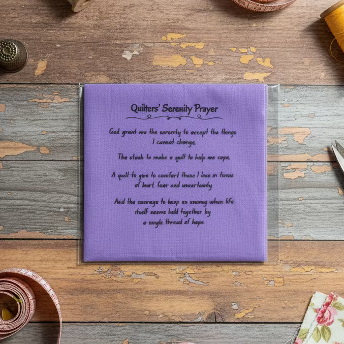 The Quilters Serenity Prayer