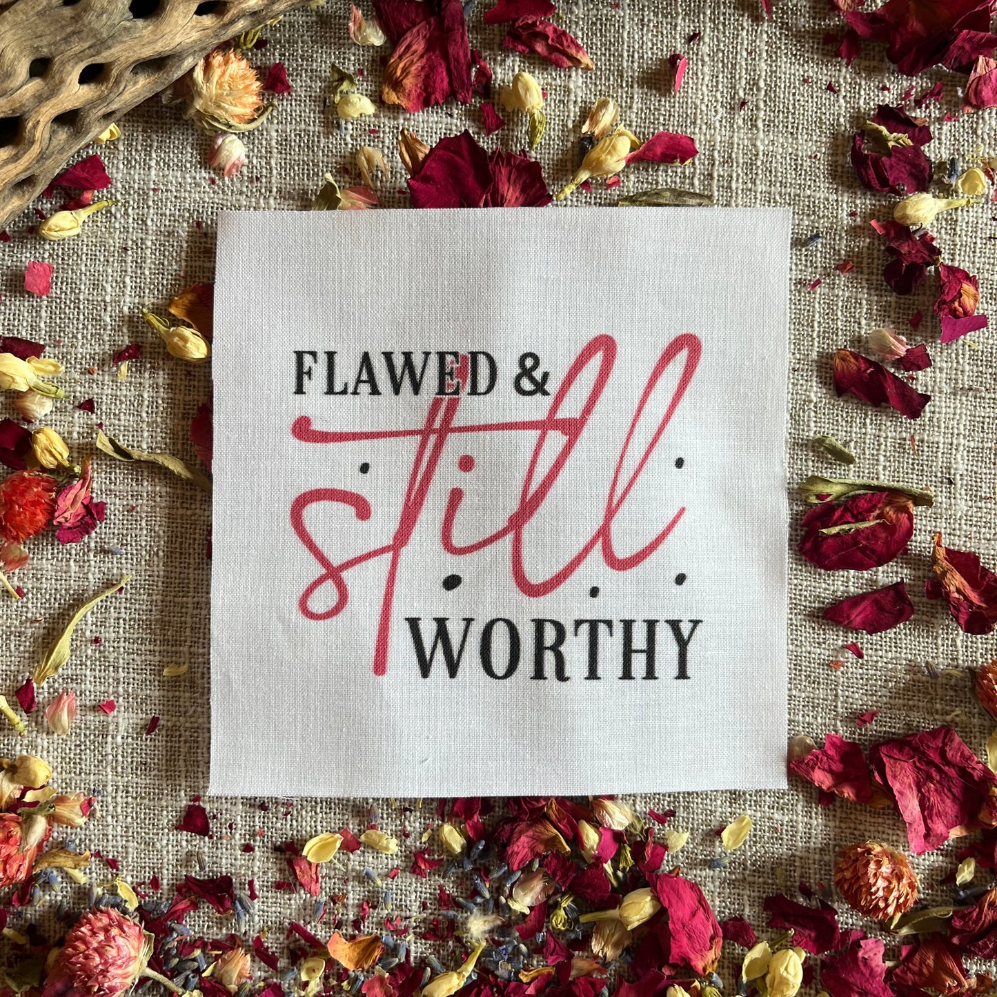 Precut Bible Quilt Square - Flawed & Still Worthy