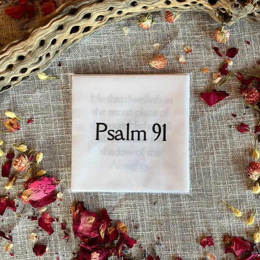 Set of Precut Quilt Squares - Psalm 91